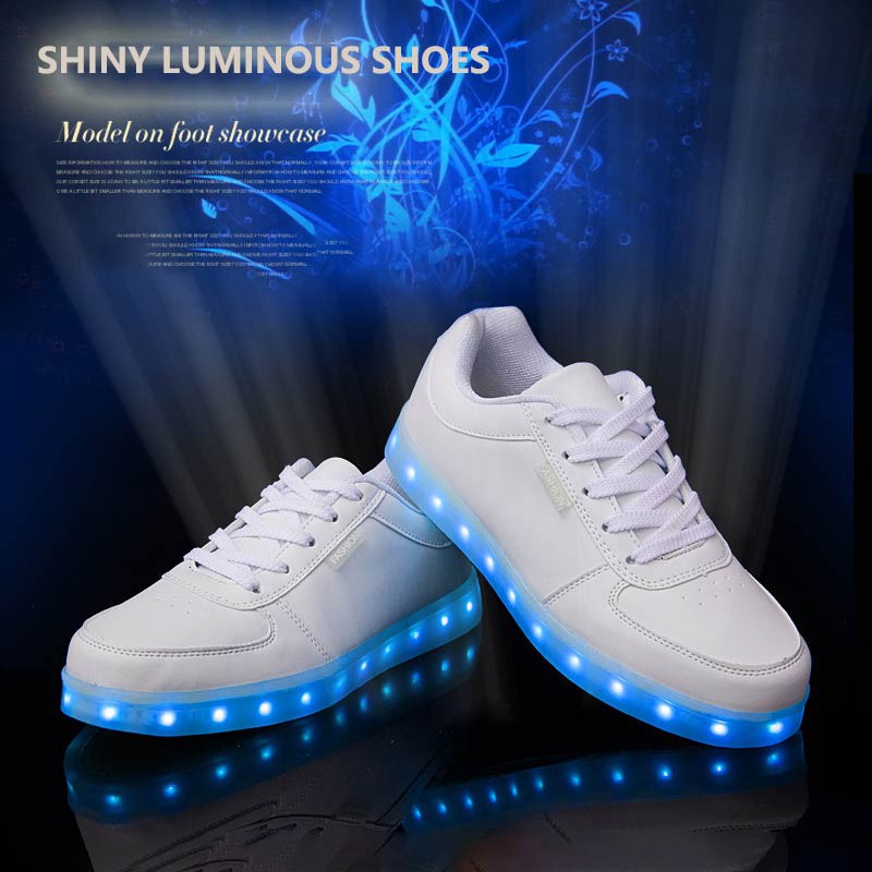 led platform sneakers