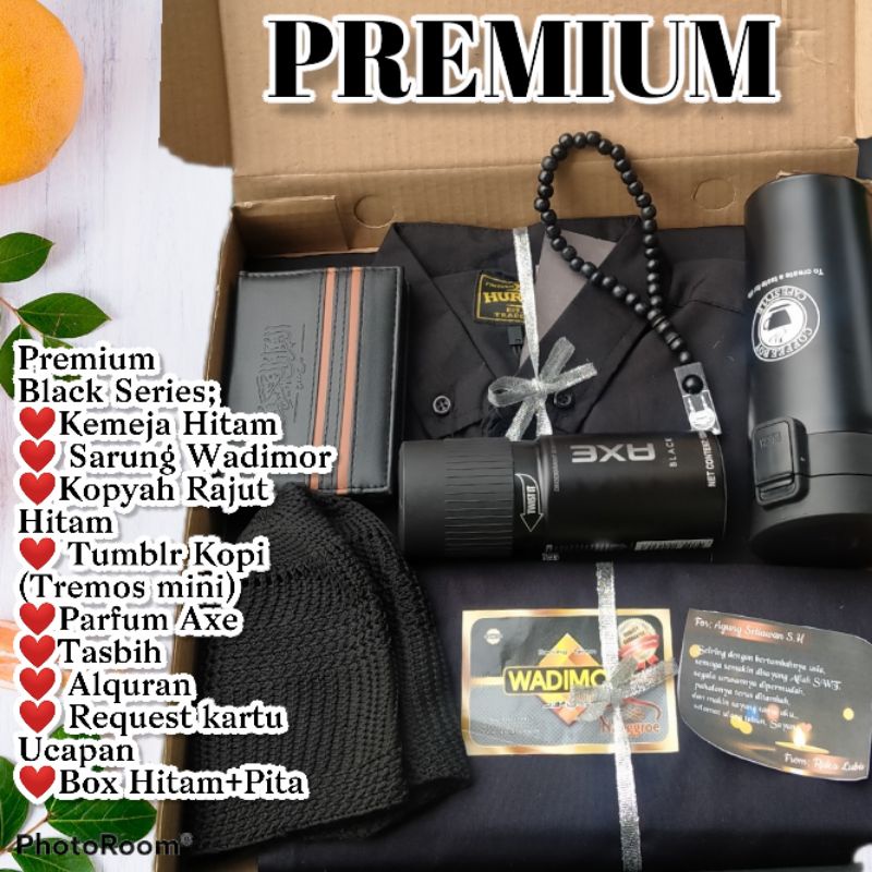 

PREMIUM TERLENGKAP!!! HAMPERS COWOK BLACK SERIES, HAMPERS PERLENGKAPAN SHOLAT COWOK, KADO MURAH