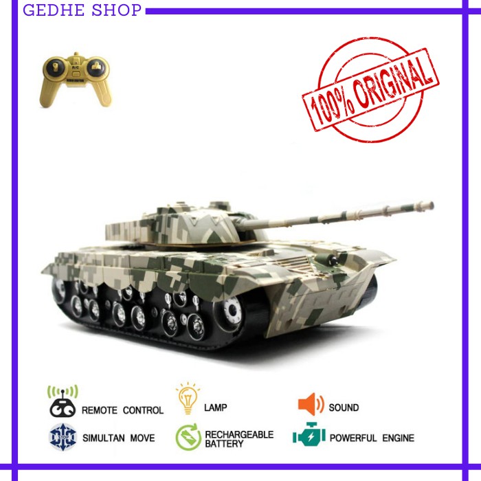 MAINAN MOBIL REMOTE CONTROL RC TANK TIGER MURAH-MA6