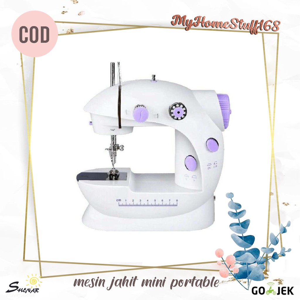 MESIN JAHIT PORTABLE + MEJA / MESIN JAHIT MINI MESIN JAIT MINI PORTABLE MINI PORTABLE SEW MACHINE