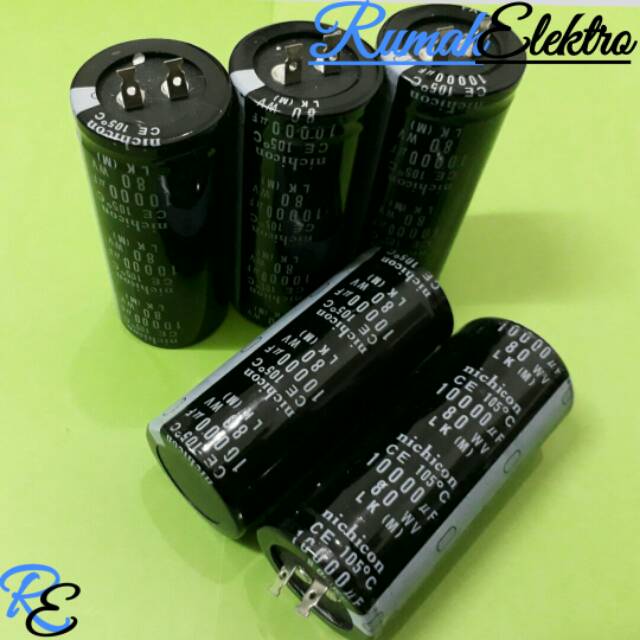 Elco Nichicon 10000uf 80 Volt