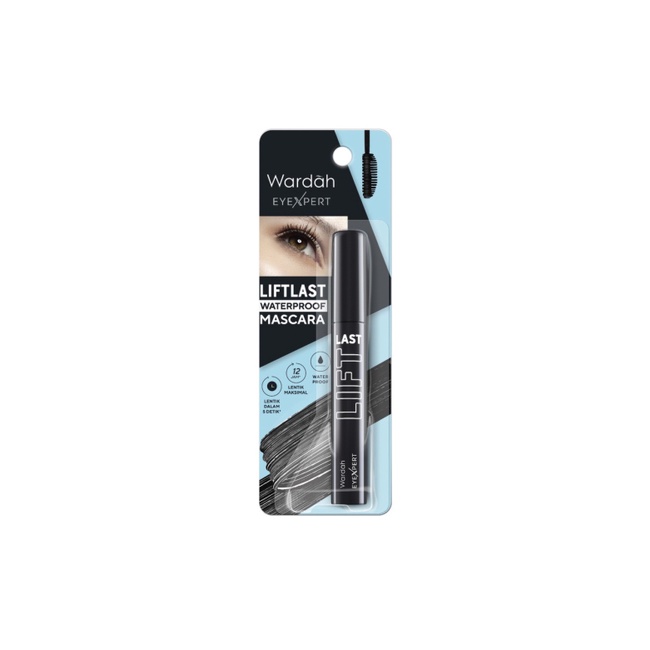 Wardah EyeXpert Liftlast Waterproof Mascara | Maskara Anti Air Waterproof