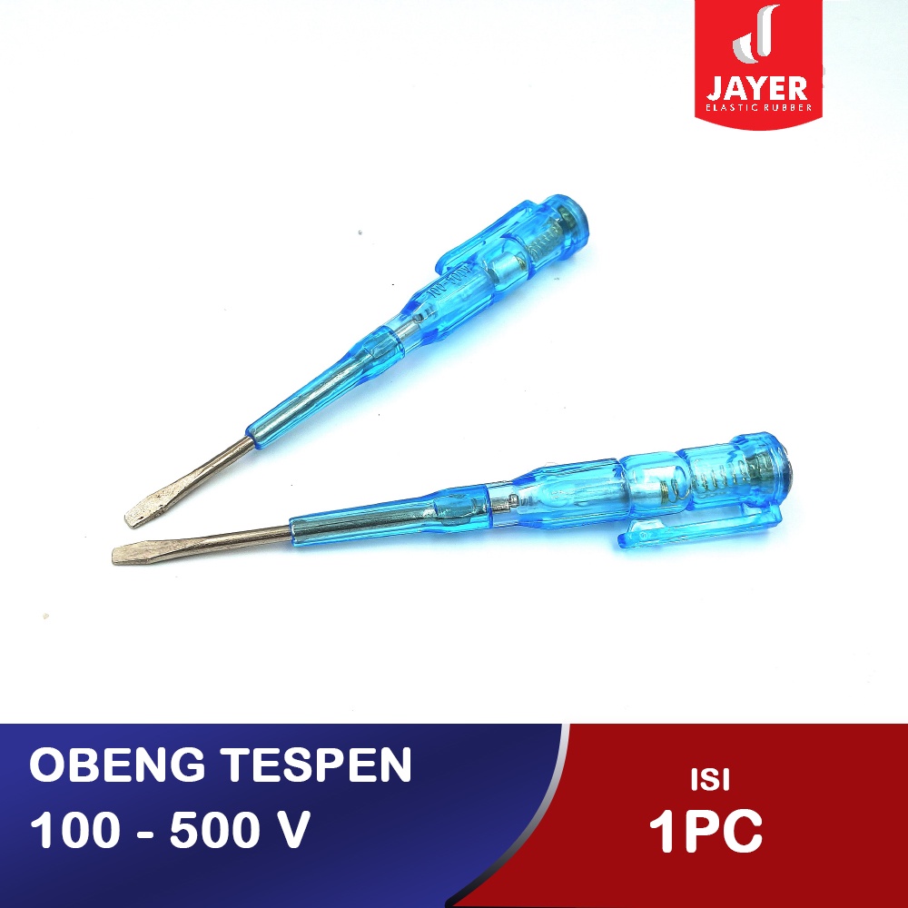 Obeng Tespen / Obeng listrik Tester 100 - 500 volt  Berkualitas