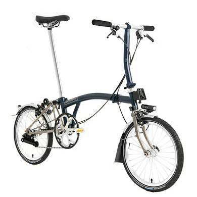 Ready Sepeda Lipat Brompton S6L Tempest Blue Original