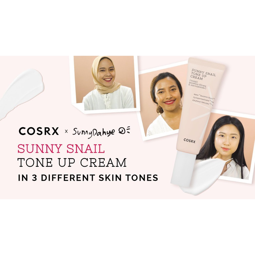 ❤️Glamouroseshop COSRX BPOM❤️ Sunny Snail Tone Up Cream 50ml