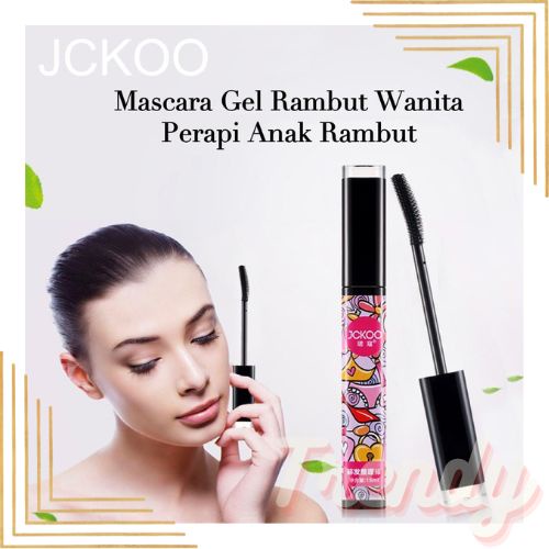 JCKOO Mascara Gel Rambut 15mL | Gel Rambut Wanita Bentuk Maskara - Perapi Anak Rambut.