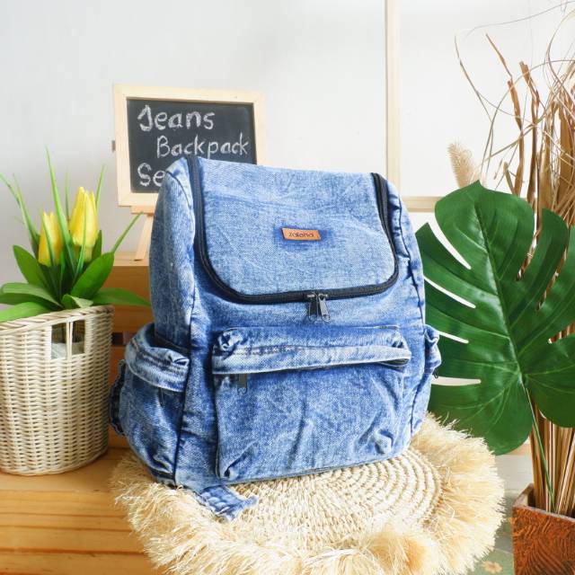 DAENA - Backpack Jeans Wanita