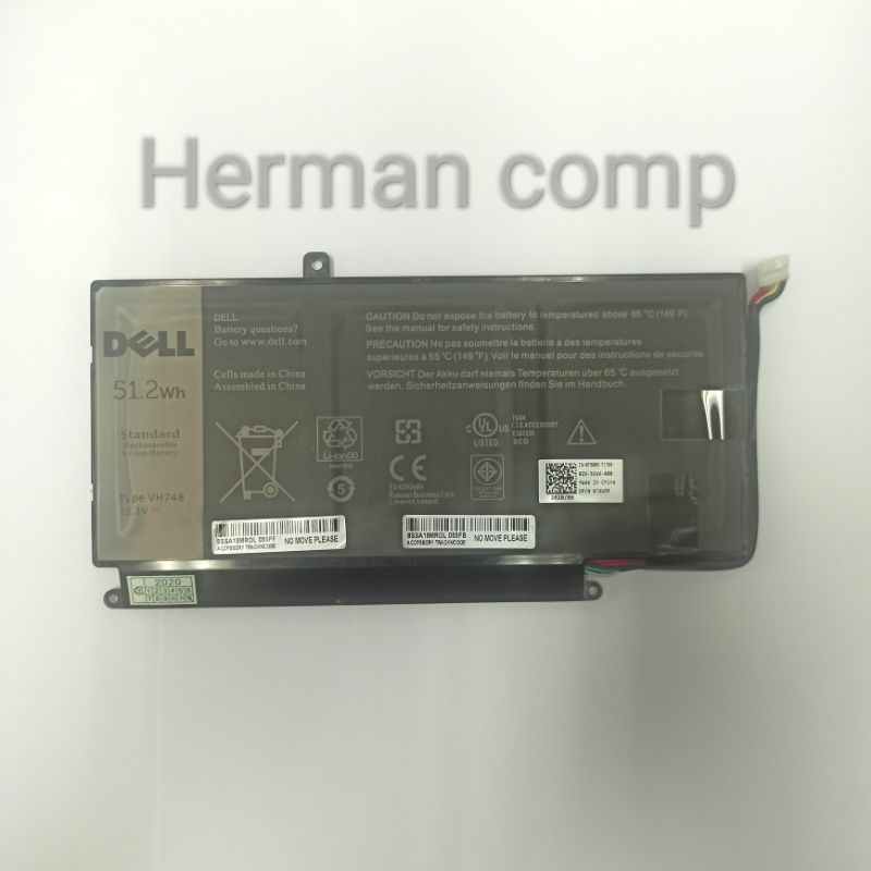 Original Baterai Dell 14-5439 Vostro 5460 5470 5560 VH748