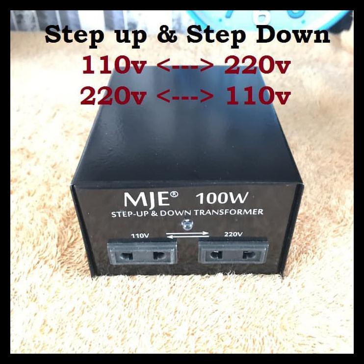 Step Up Step Down Transformer 100w 220v To 110v 110v To 220v Shopee Indonesia