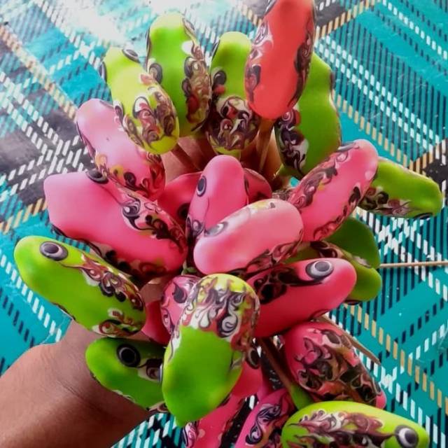 Body only lure umpan pancing soft frog rubber hand made