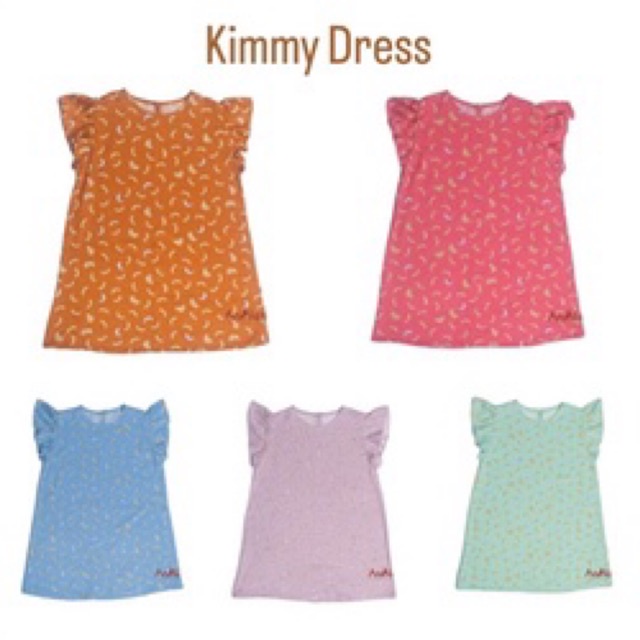 DRESS KIMMY BANANA FRUITY ANNAML KIDS BY ATELIER ANGELINA