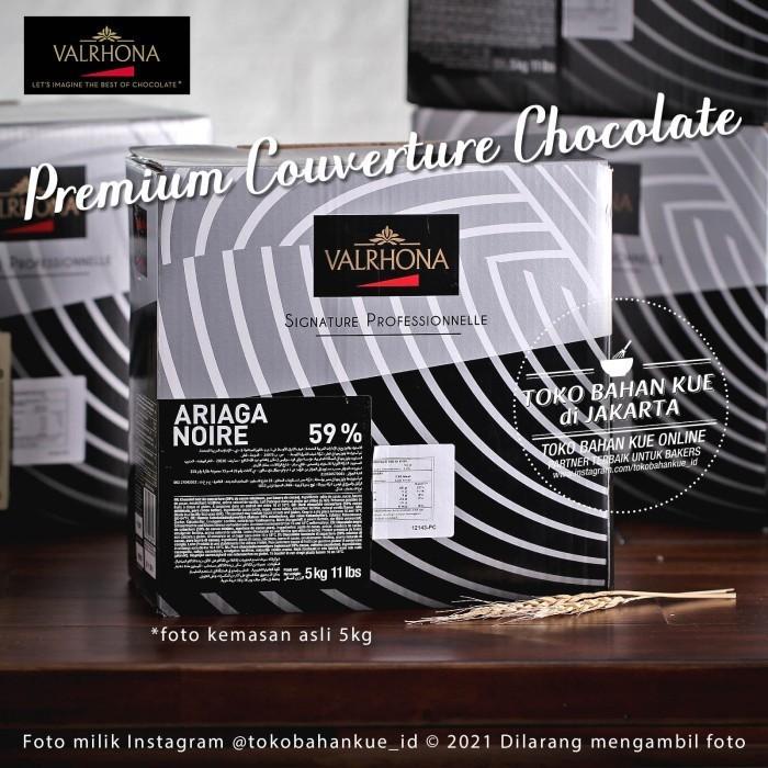 

Terlaris Valrhona Ariaga Noire 59% 500Gr Chocolate Dark Couverture Coin Cokelat 079