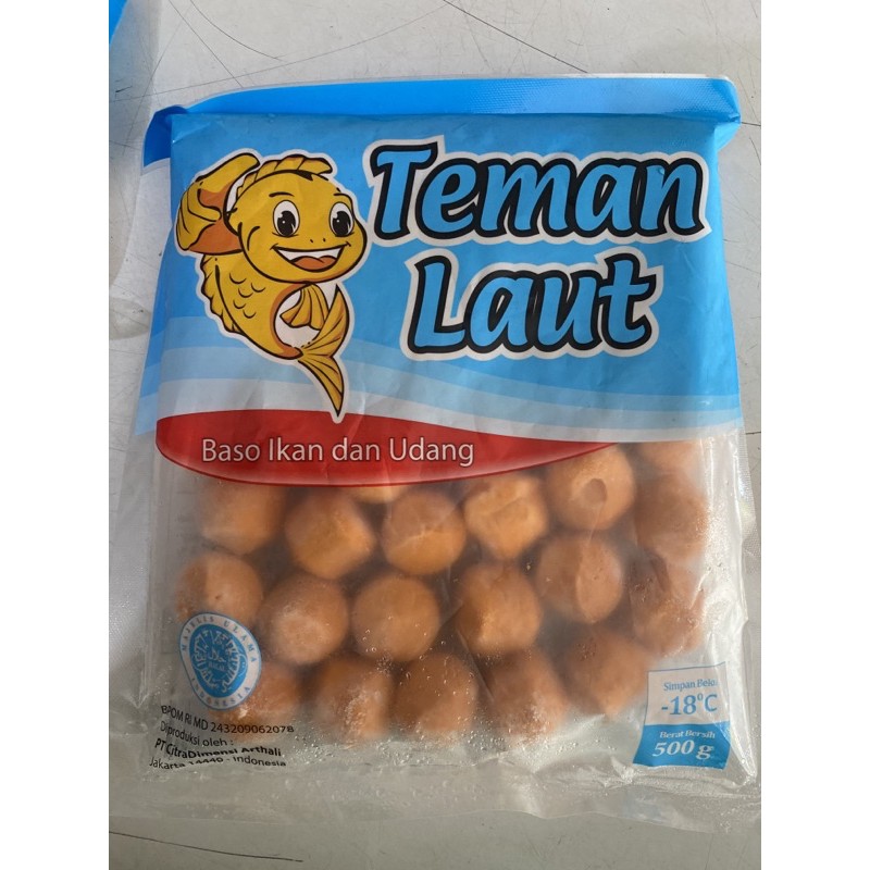 

Teman laut bola ikan udang 500gr