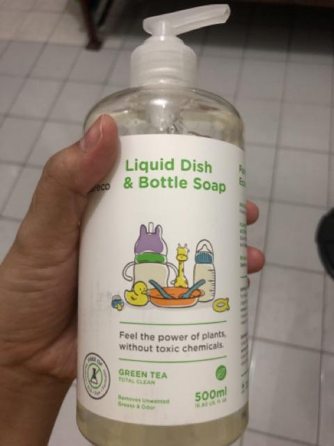 Pureco Dish Wash & Bottle Soup - Liquid Detergent Sabun Cuci Botol / Pakaian Bayi