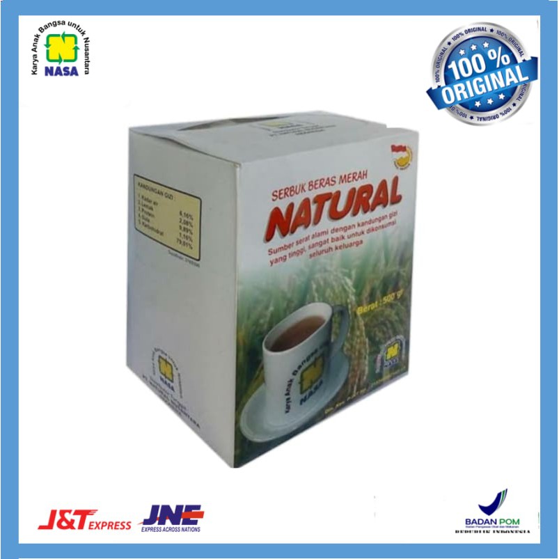 

(SBMNB) Serbuk Beras Merah Natural Besar