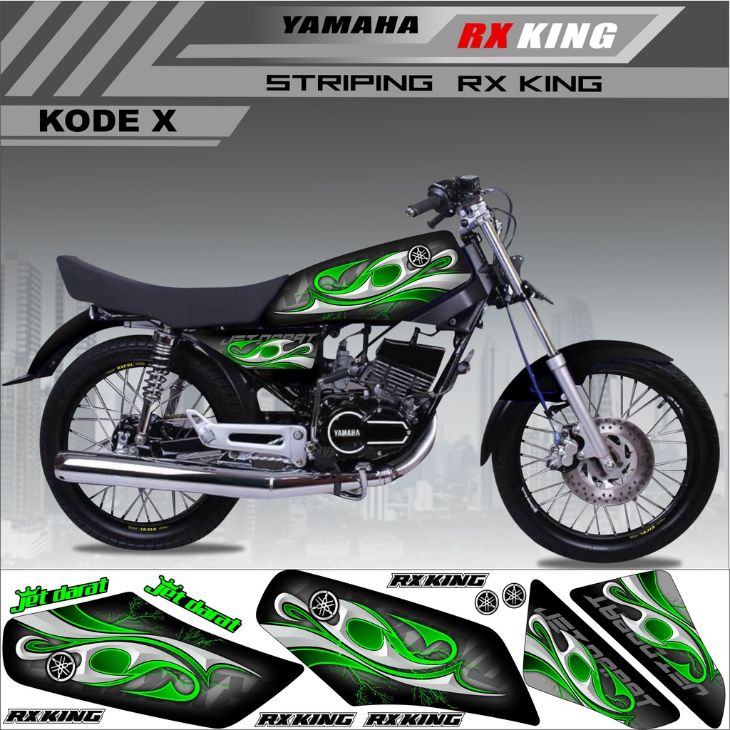 Sticker Striping Rx King Variasi Stiker Rx King Variasi Kode X