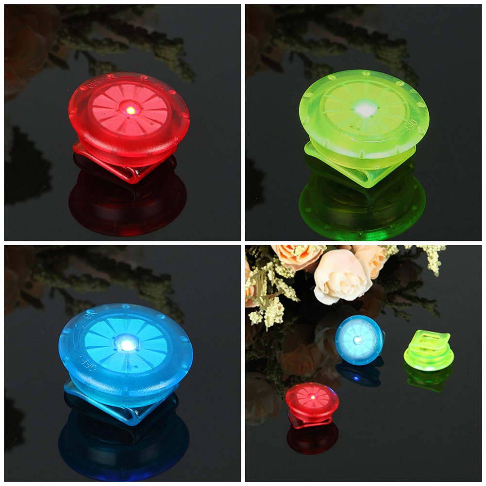 Safety Warning Light Outdoor Sports Night Running Walking Cycling LED Luminous Shoe Clip Lamp Bicycle Accessories