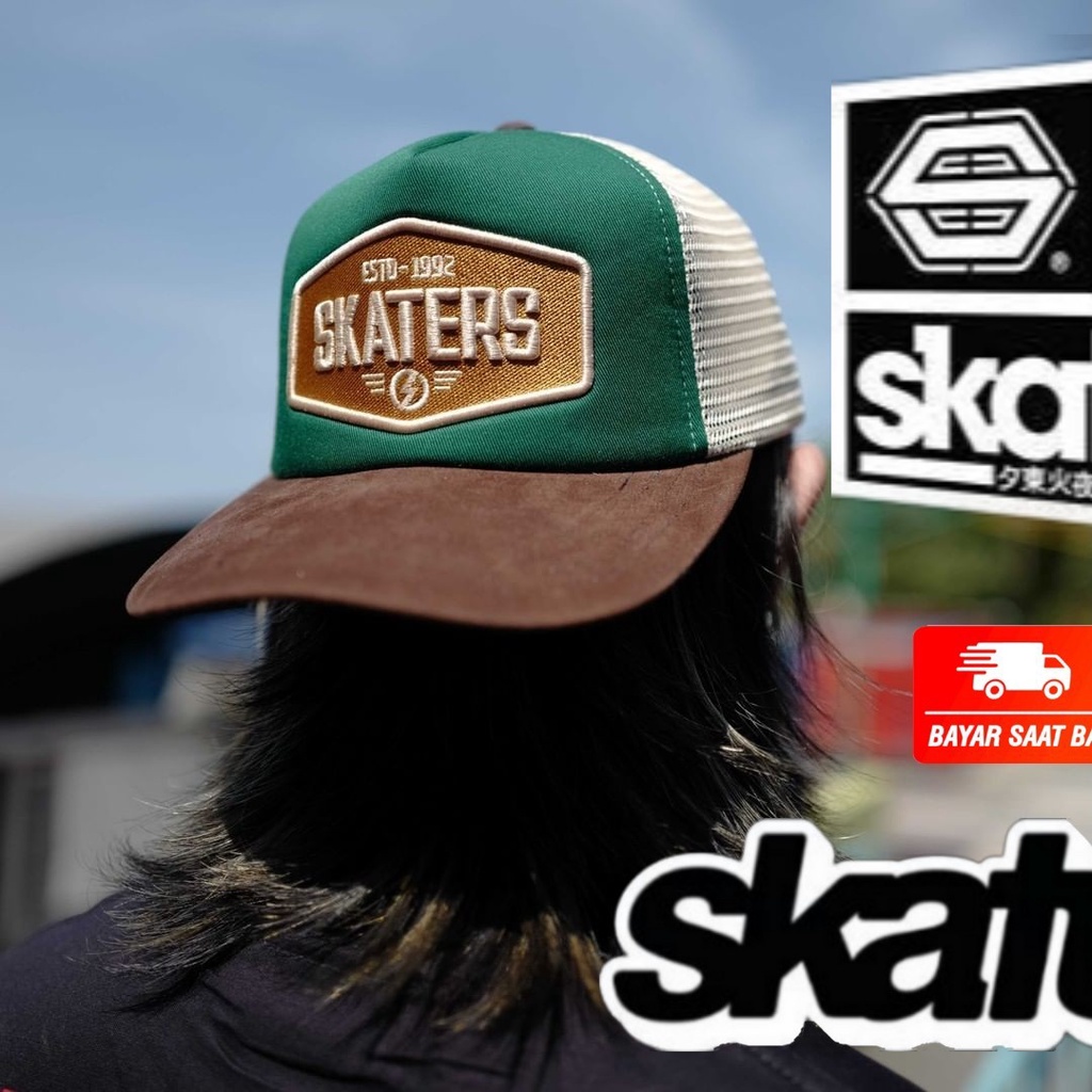 Topi Skaters Original Trucker Jaring Topi Distro Pria Original 004