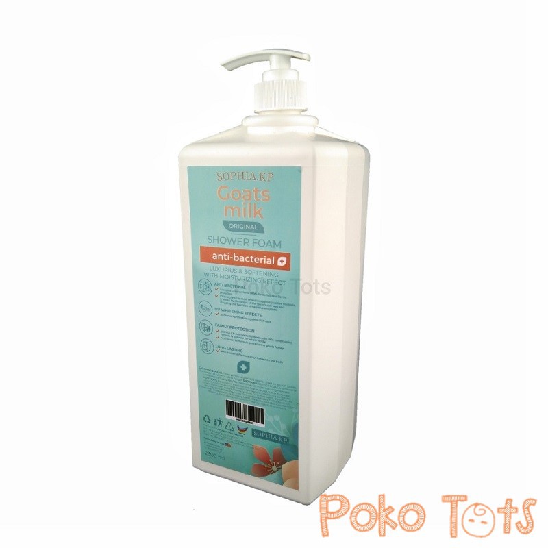 Sophia Goats Milk Shower Foam Anti Bacterial Original 2300ml Sabun Cair Susu Kambing Anti Bacterial