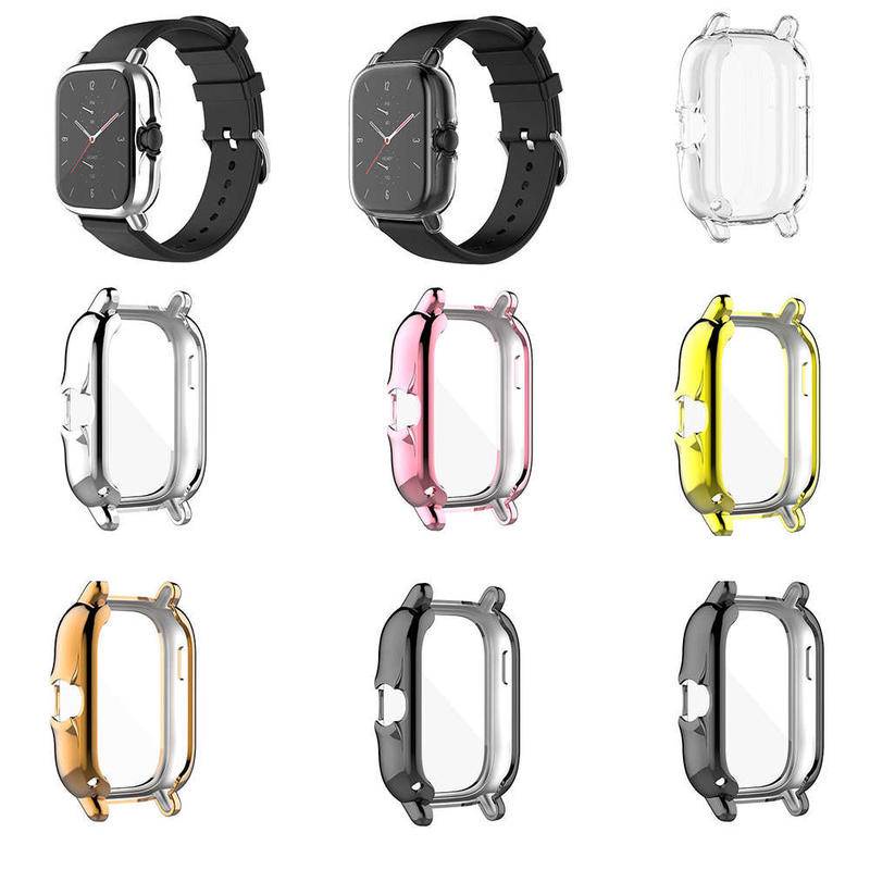 Case Pelindung Layar Smartwatch Bahan TPU Transparan Untuk Huami Amazfit GTS 2 3 GTR2 GTR2E GTR3 GTR3 Pro