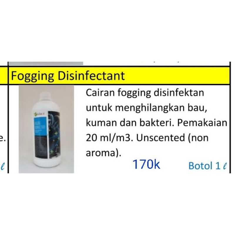 Fogging Disinfectant Klin's