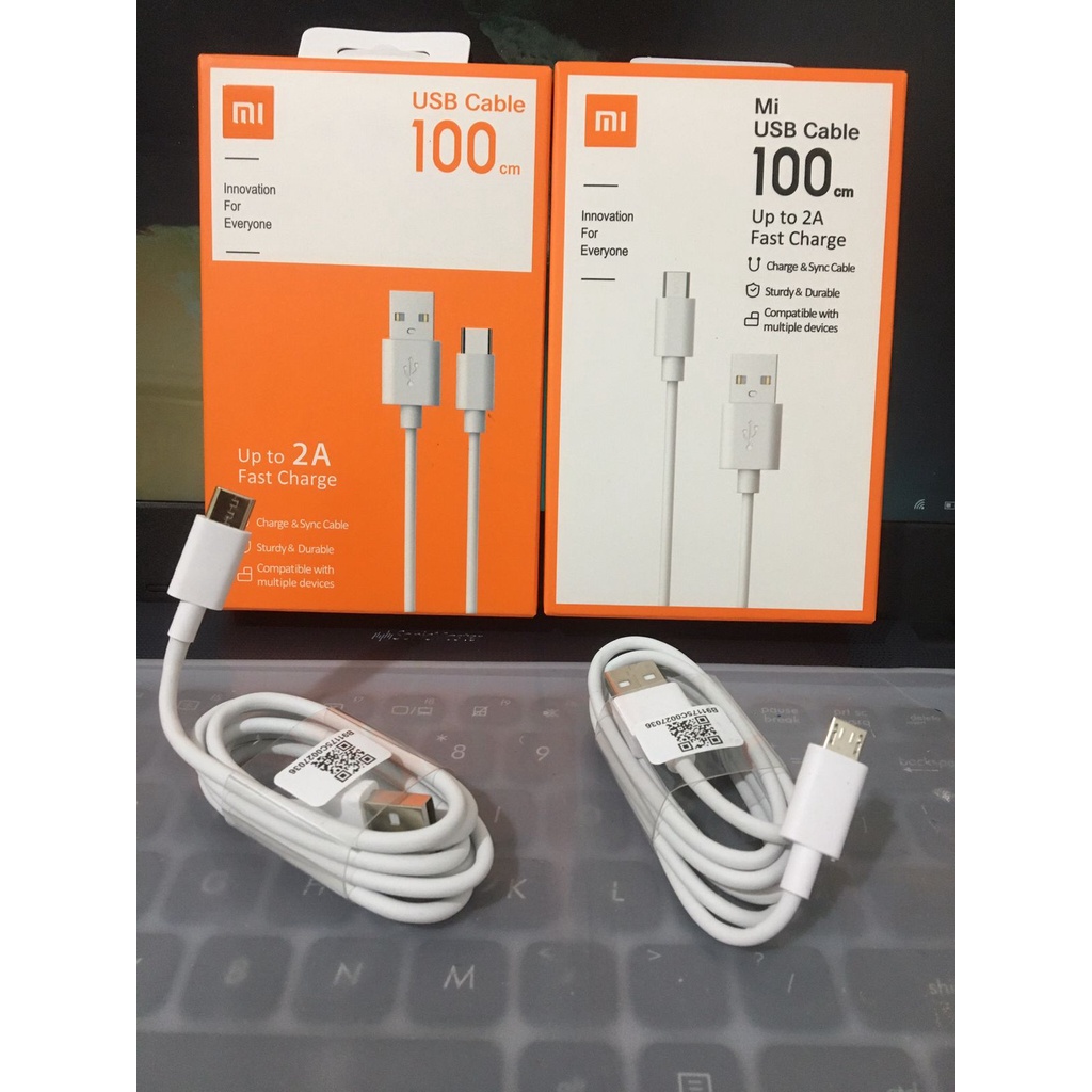 KABEL DATA XIOMI MICRO USB / TYPE C 2A (100 CM)