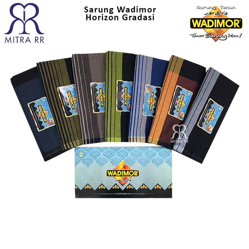 Sarung Wadimor Horizon Gradasi Sarung Tenun Dewasa Gradasi Warna Satuan / Grosir