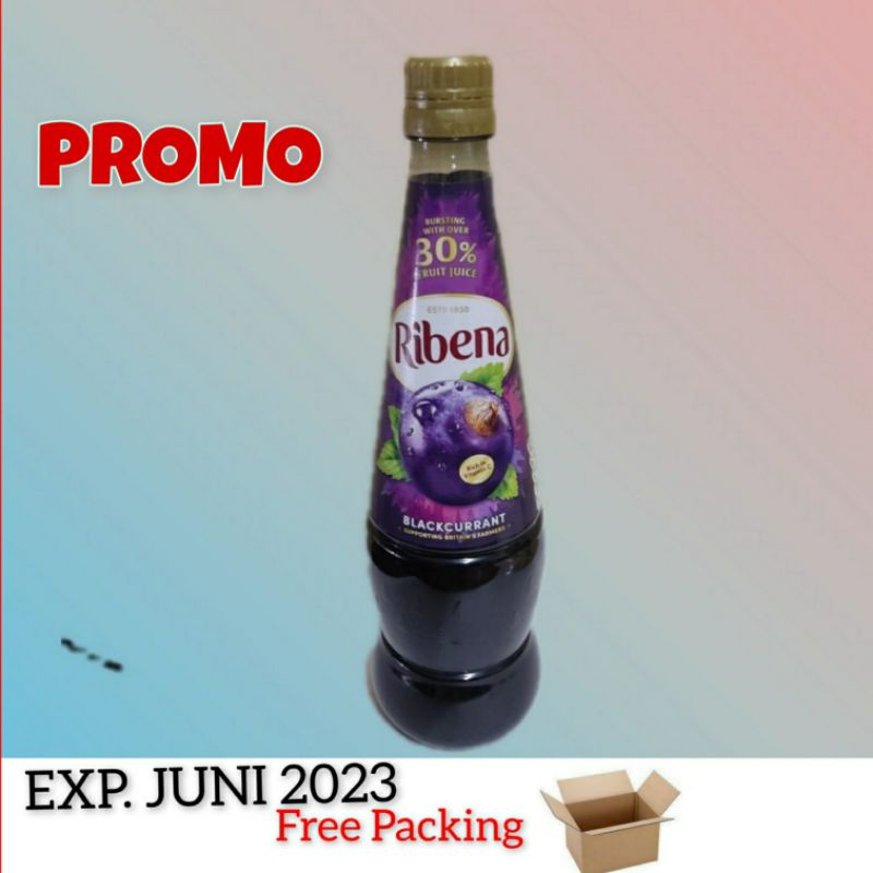 RIBENA FRUIT JUICE BLACKCURANT 850ML/MINUMAN JUICE /SIRUP EXP: JUN 2023