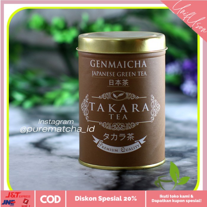 

⭐COD⭐ Takara Tea - Genmaicha Indonesian Green Tea Teh Hijau Indonesia Asli