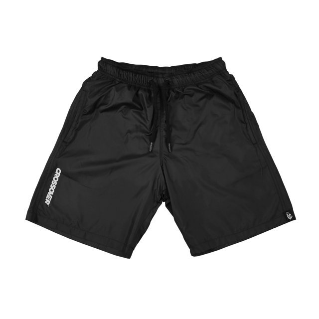 SHORT SWEATPANTS CROSSOVERBDG " VENIL " BLACK
