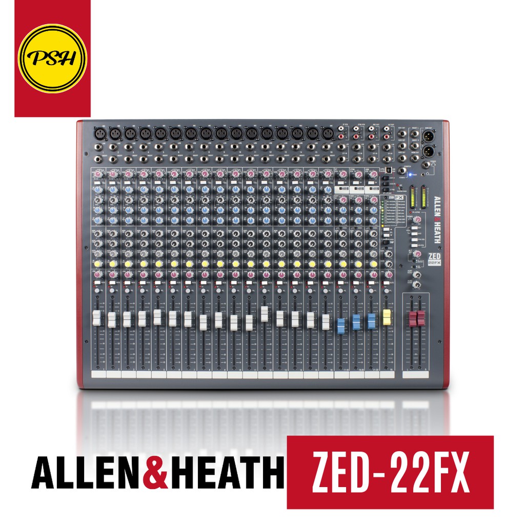 Allen & Heath ZED-22FX ZED22FX ZED22 Mixer 16 Channel Orginal USB Audio Interface Soundcard