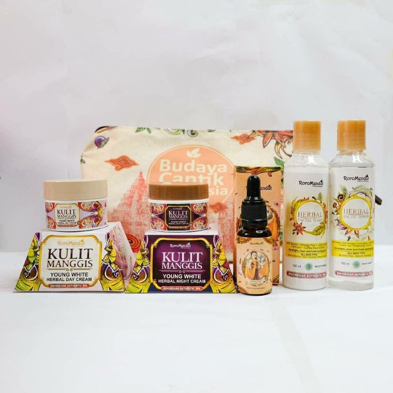 Roro Mendut - Paket Exclusive Kulit Manggis / Krim Kulit Manggis Roro Mendut / Roro Mendut Skincare