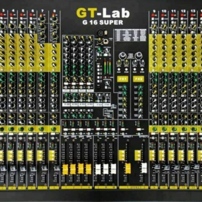 MIXER AUDIO GT LAB G 16 SUPER - G16SUPER - G 16SUPER 16 CHANNEL BY RDW