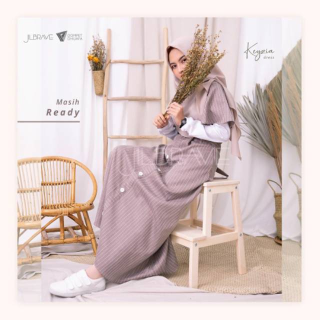 Keyzia Dress Fashion Hijab Syari dan Casual Gamis Hijabers Terbaru