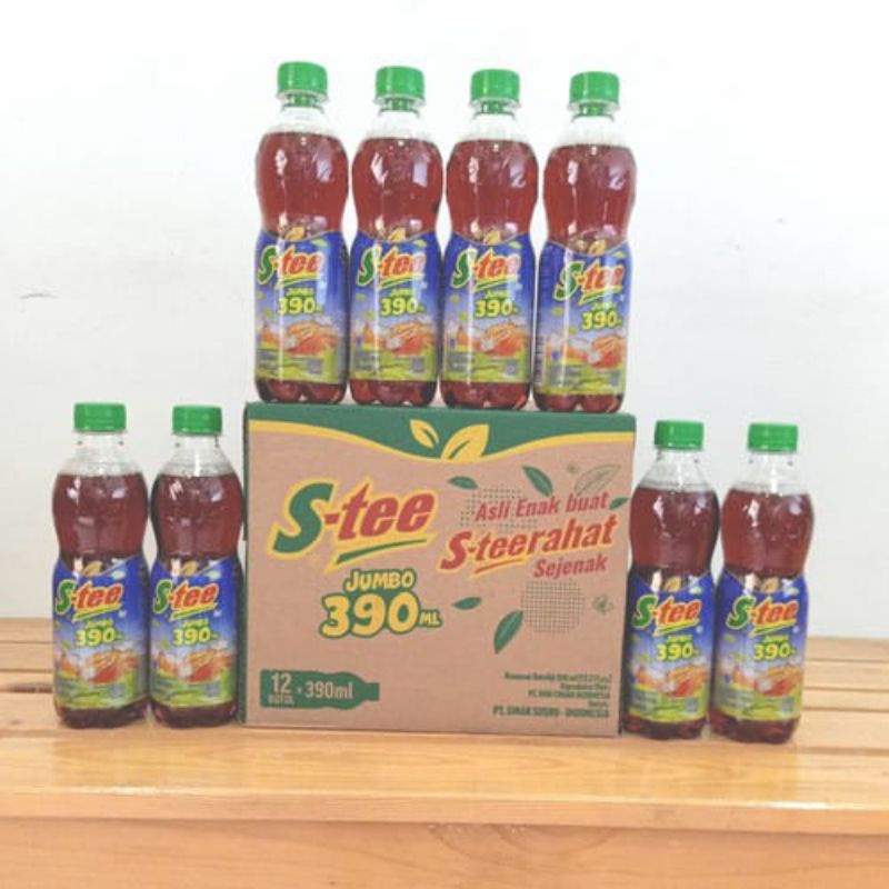 

S Tee botol PET 390ml isi 12pcs.