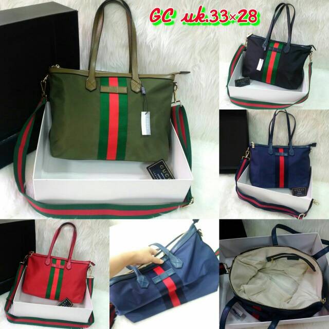 TAS GUCCI TOTE OFFICE NILON