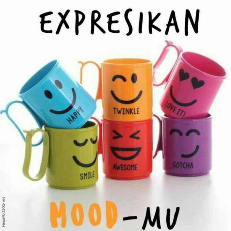 Emoticon Mug / Micro Mug Tupperware