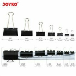 

Binder clip joyko/penjepit kertas/binder clip/105/107/111/155/200/260/280