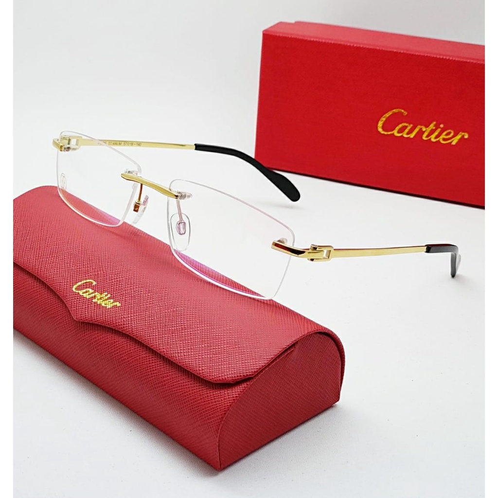 Frame Kacamata Cartier Pure Titanium Limited Edition Kacamata Baca