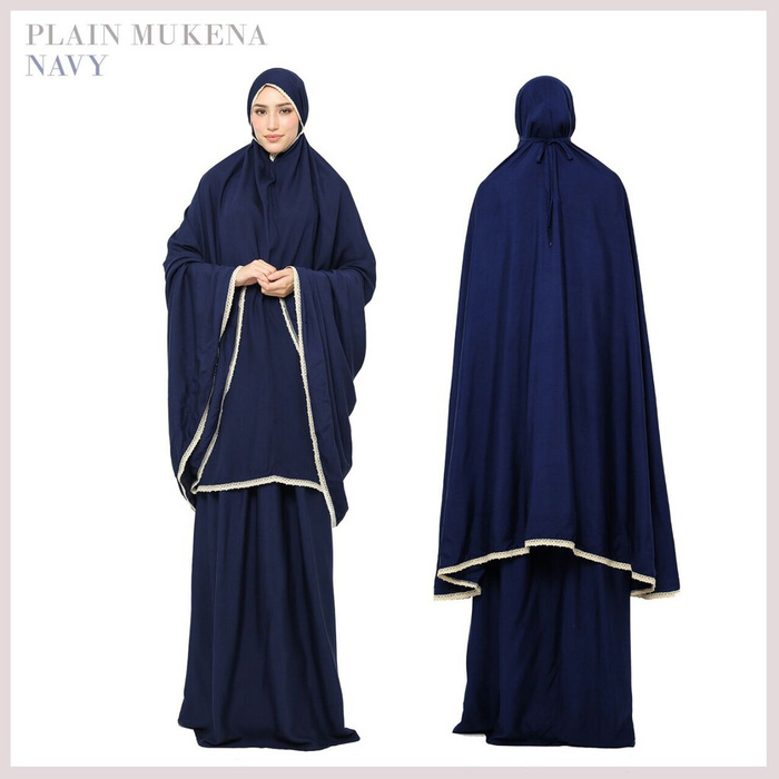 TERLARIS MUKENA PLAIN NAVY MUKENA POLOS MUKENA TAZKIA MUKENA TAZBIYA