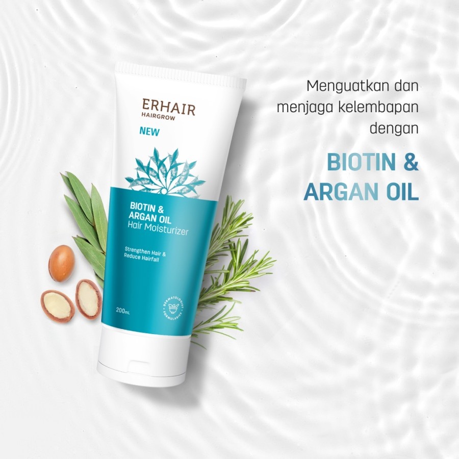 ERHAIR Bundle Hairgrow Shampoo 250ml + Hairgrow Moisturizer 200ml - Paket Rambut Anti Rontok-4
