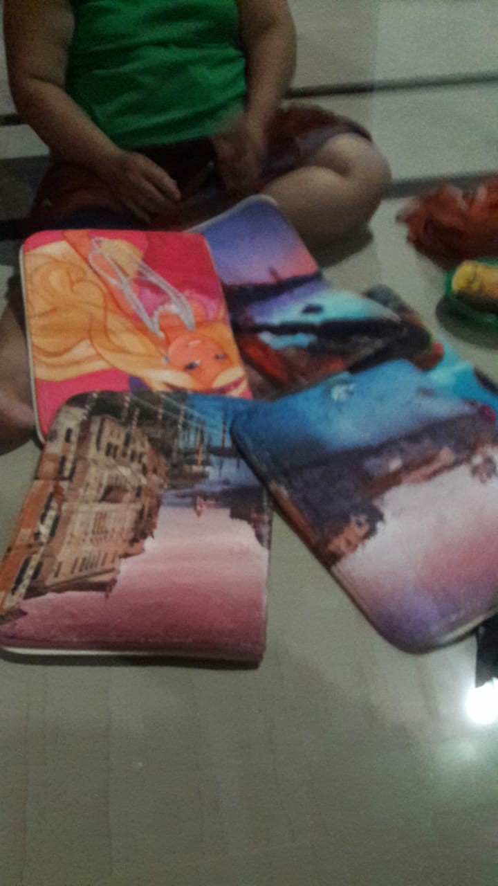 Rc Keset Printing Rosanna/batik/bunga Ukuran 40x60cm