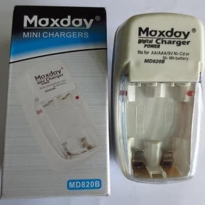 Charger Baterai AA AAA Maxday MD-820B MD820B isi 2