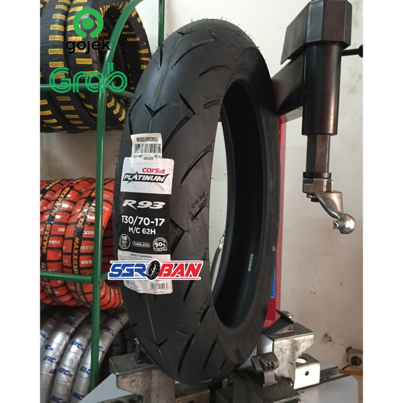 BAN CORSA R93 130/70-17 TUBELESS CORSA RACING BYSON R25 CBR NINJA250 MURAH