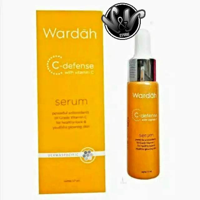 WARDAH C-DEFENSE SERUM 17 ML/ WARDAH/ C-DEFENSE/ SERUM/ KOSMETIK WAJAH/ SERUM WAJAH/ SERUM WARDAH