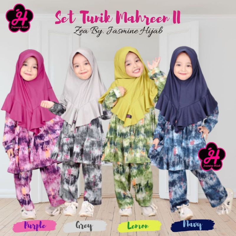 Set Tunik Anak One Set Mahreen Zea Jasminehijab