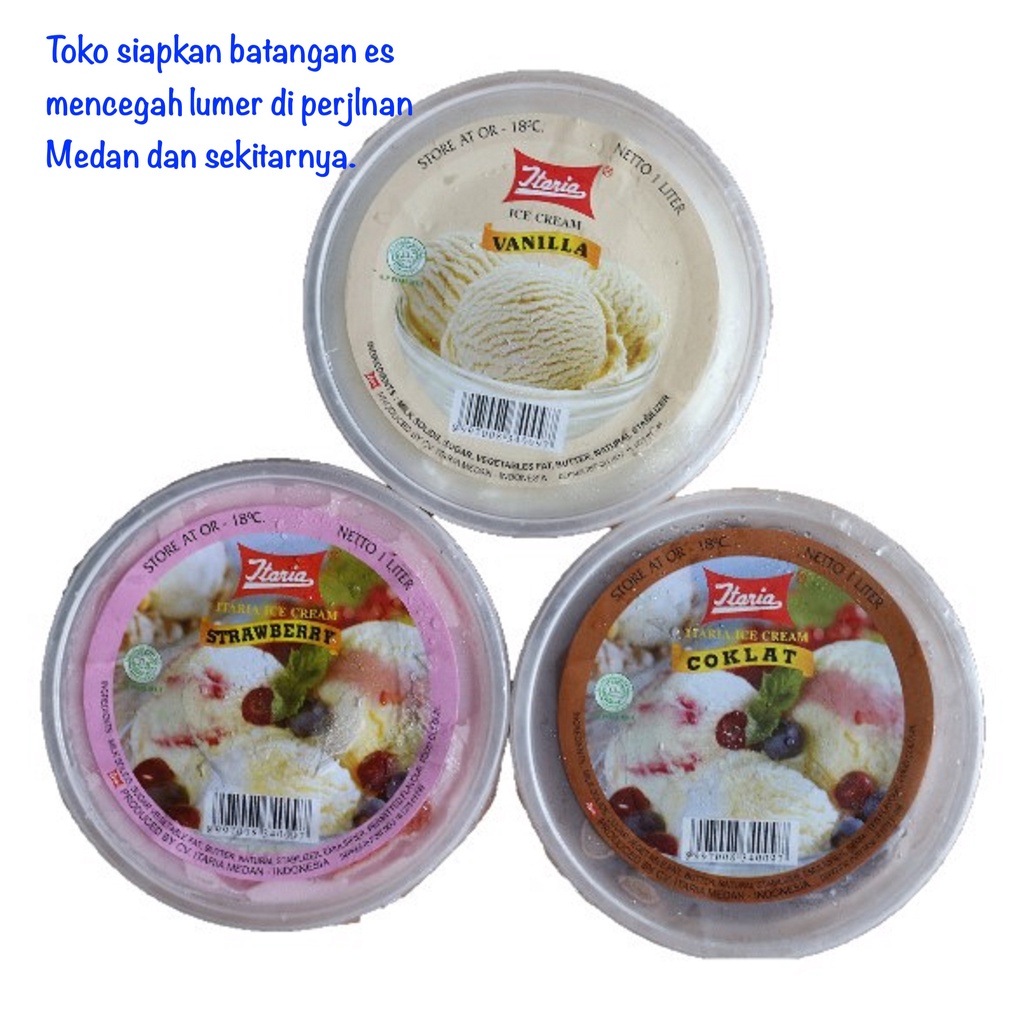 Jual Itaria Es Krim 1 Liter Mangkok Shopee Indonesia