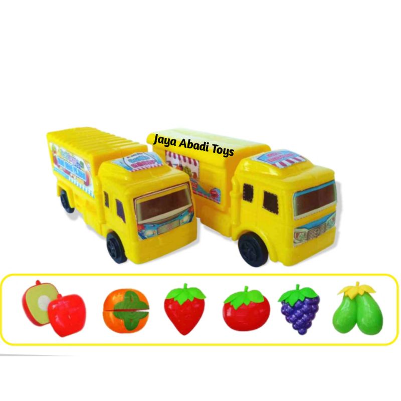 MF 05 - MAINAN ANAK MURAH ! MOBIL TRUK PENGANGKUT BUAH SEGAR ( MF05 )