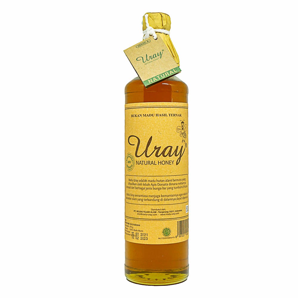 Madu Uray 100% Raw Natural Honey 640ml 875gr – Madu Hutan Alami