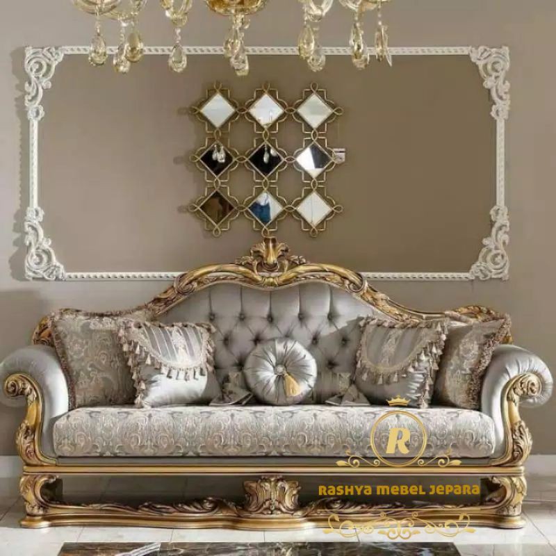 sofa ukir mewah